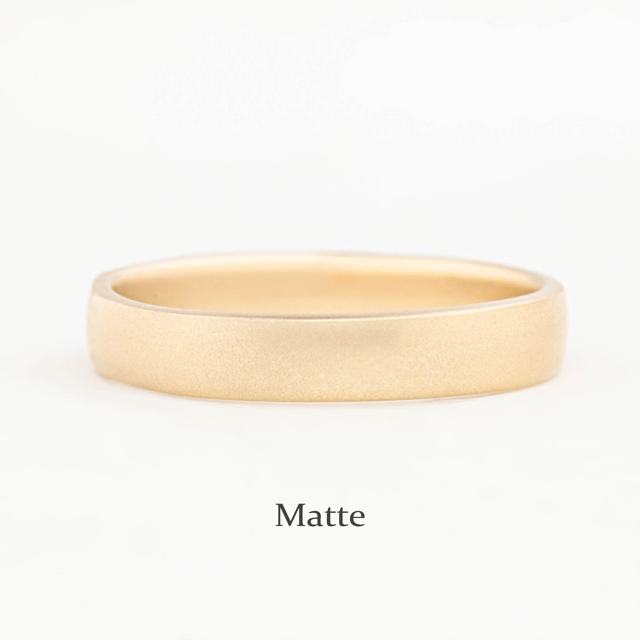ハーフラウンド ストレート リング Half-Round Straight Band