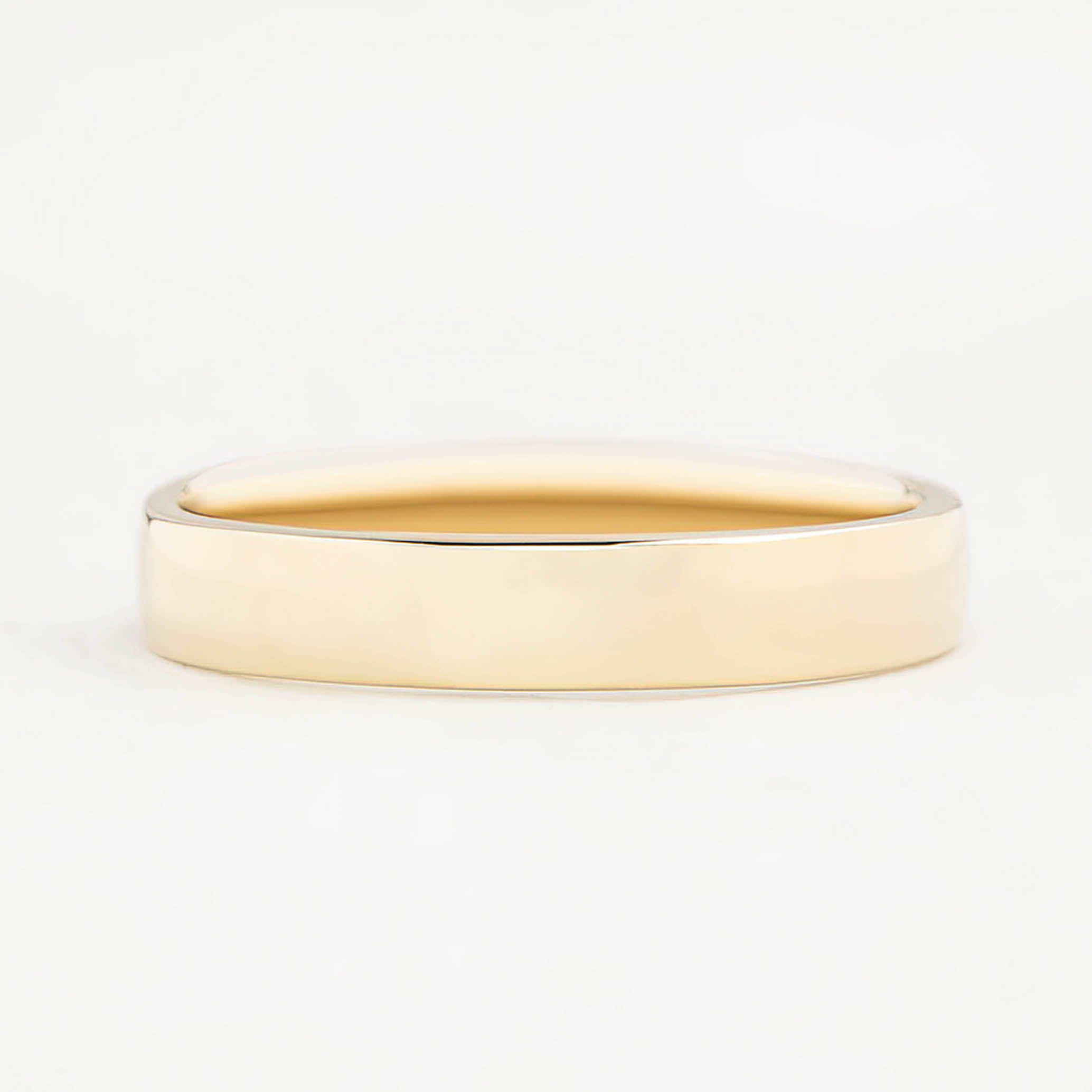 ハーフラウンド ストレート リング Half-Round Straight Band