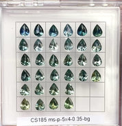 0.35ct Calibrated Pear Montana Sapphire (5x4mm) CS185