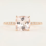 Audrey Setting (Cushion cut)
