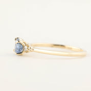 エステルリング -0.97ct ブルーサファイア ( 一つの種類 )