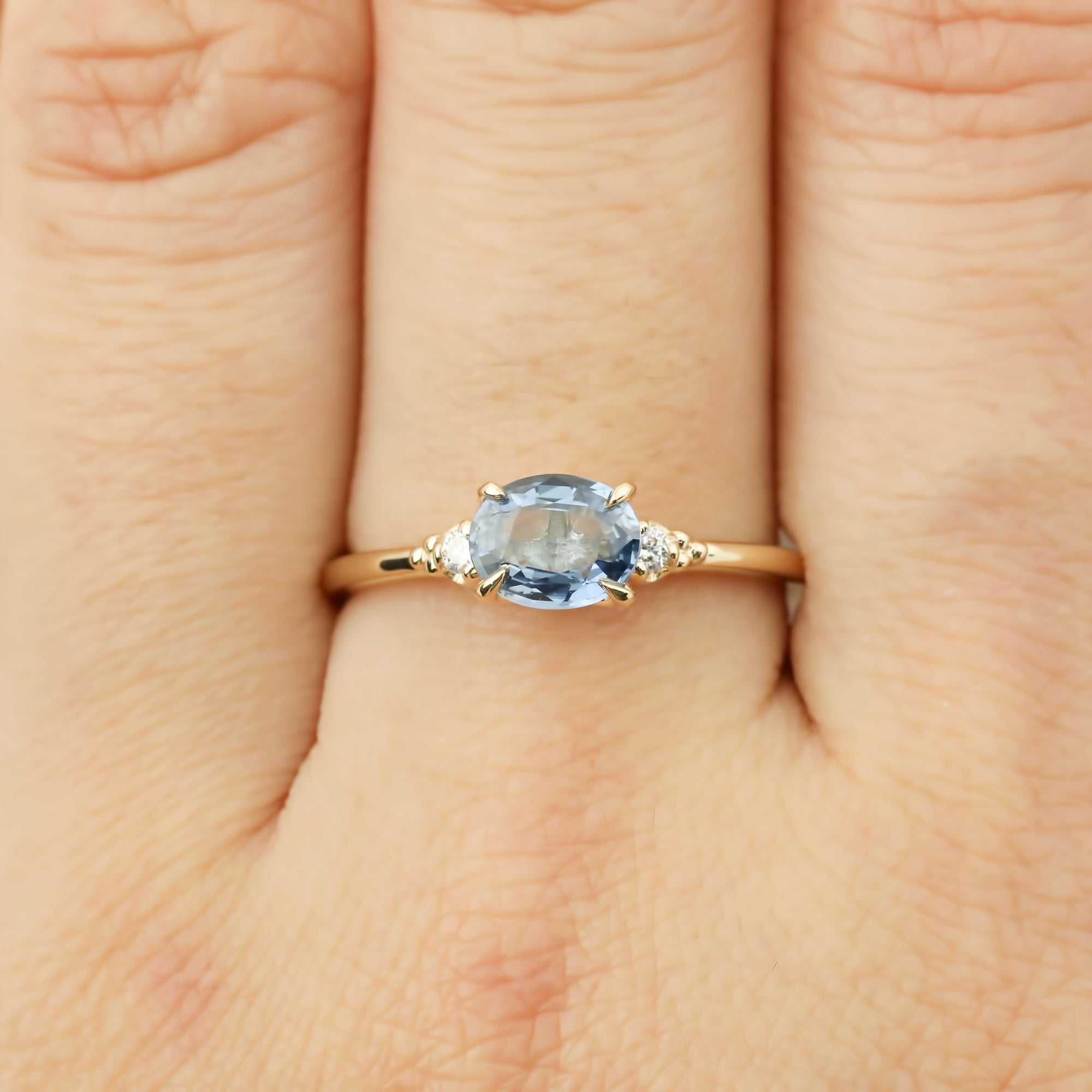 エステルリング -0.97ct ブルーサファイア ( 一つの種類 )
