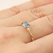 エステルリング -0.97ct ブルーサファイア ( 一つの種類 )