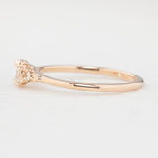 Estel Ring, 0.21ct Oval Rose Cut Diamond (One of a kind)