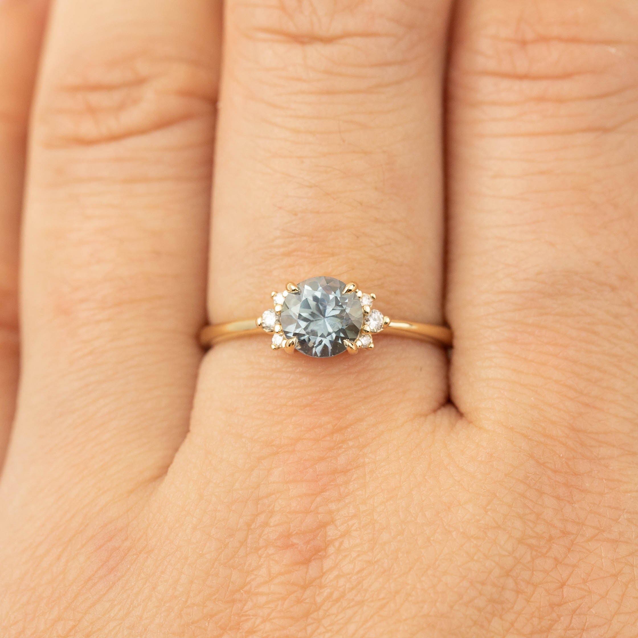 レナリング -1.14ct モンタナサファイア(種類の一つ)