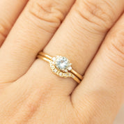 Lena Ring - Aquamarine