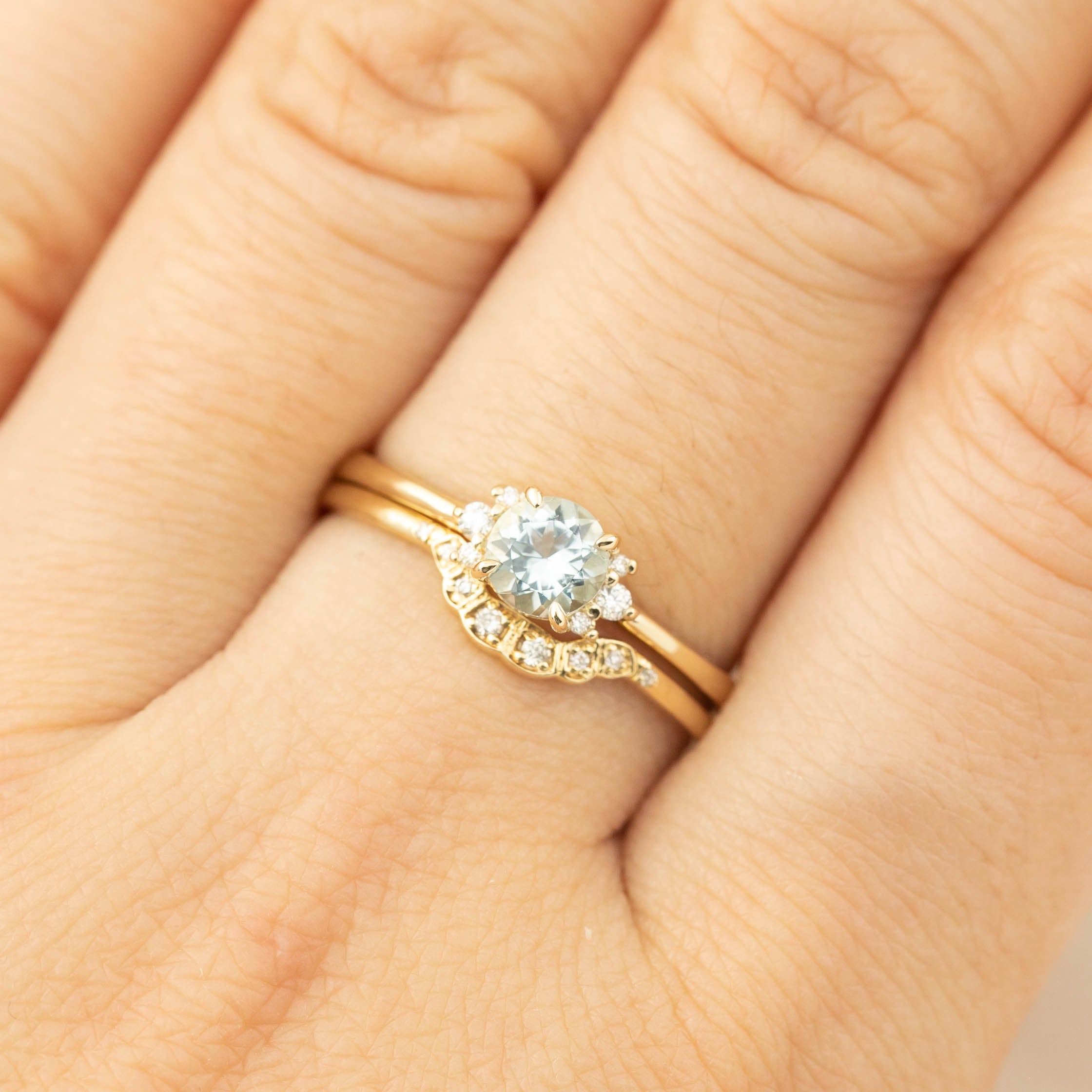 Lena Ring - Aquamarine