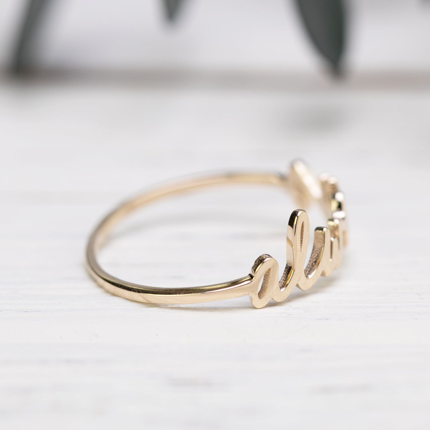 Solid Gold Always Ring