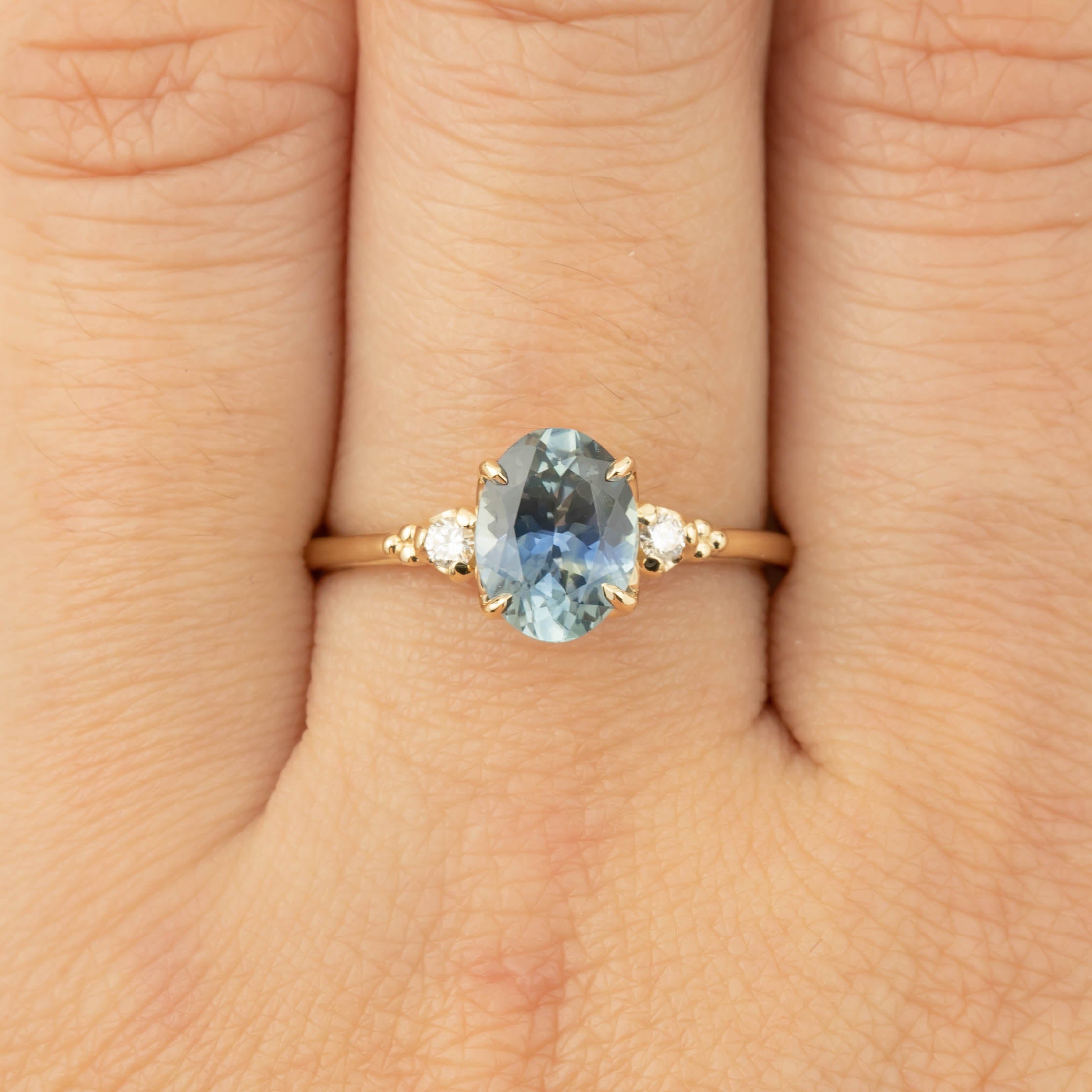エステルリング - 1.62ct ティールモンタナサファイア(種類の一つ)
