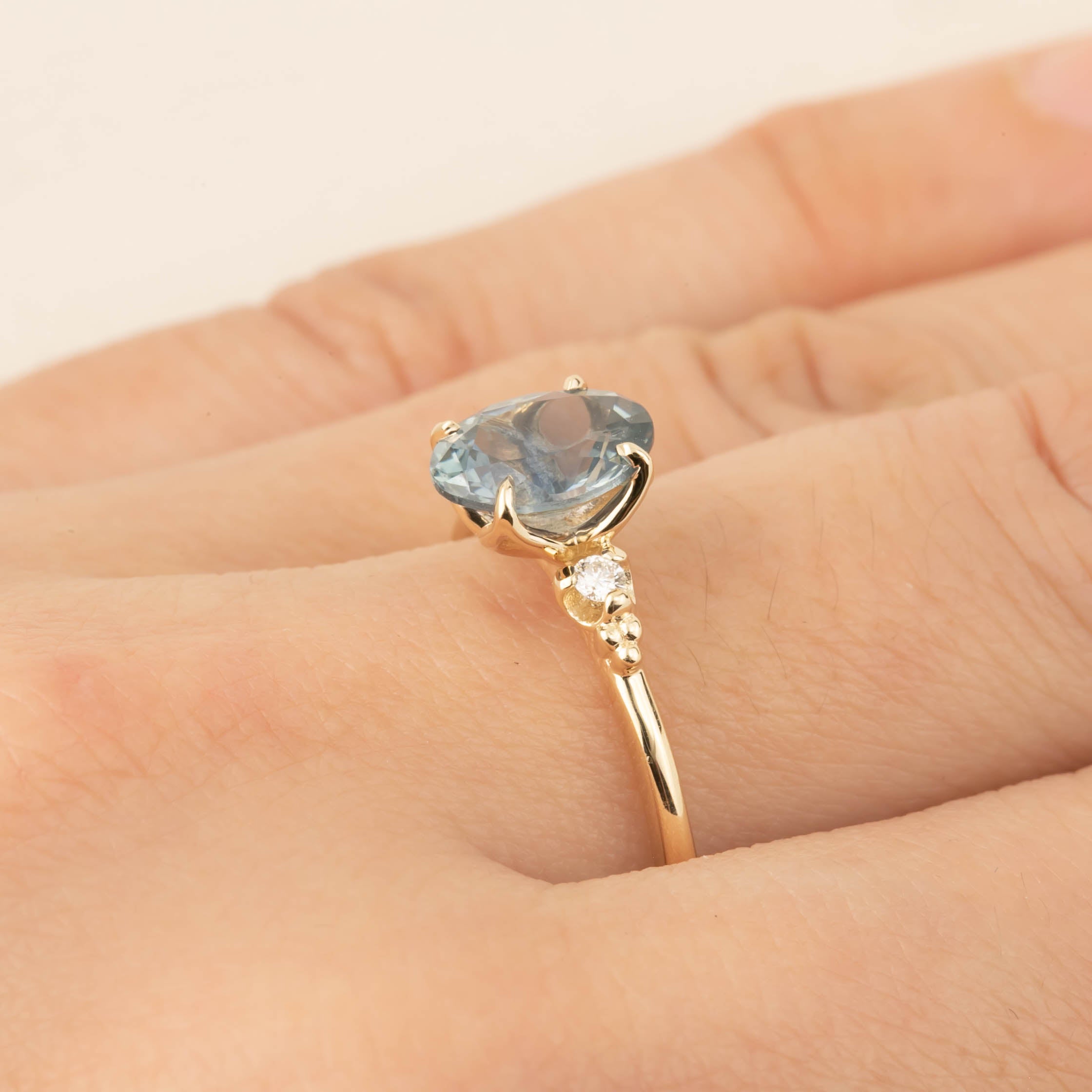 エステルリング - 1.62ct ティールモンタナサファイア(種類の一つ)