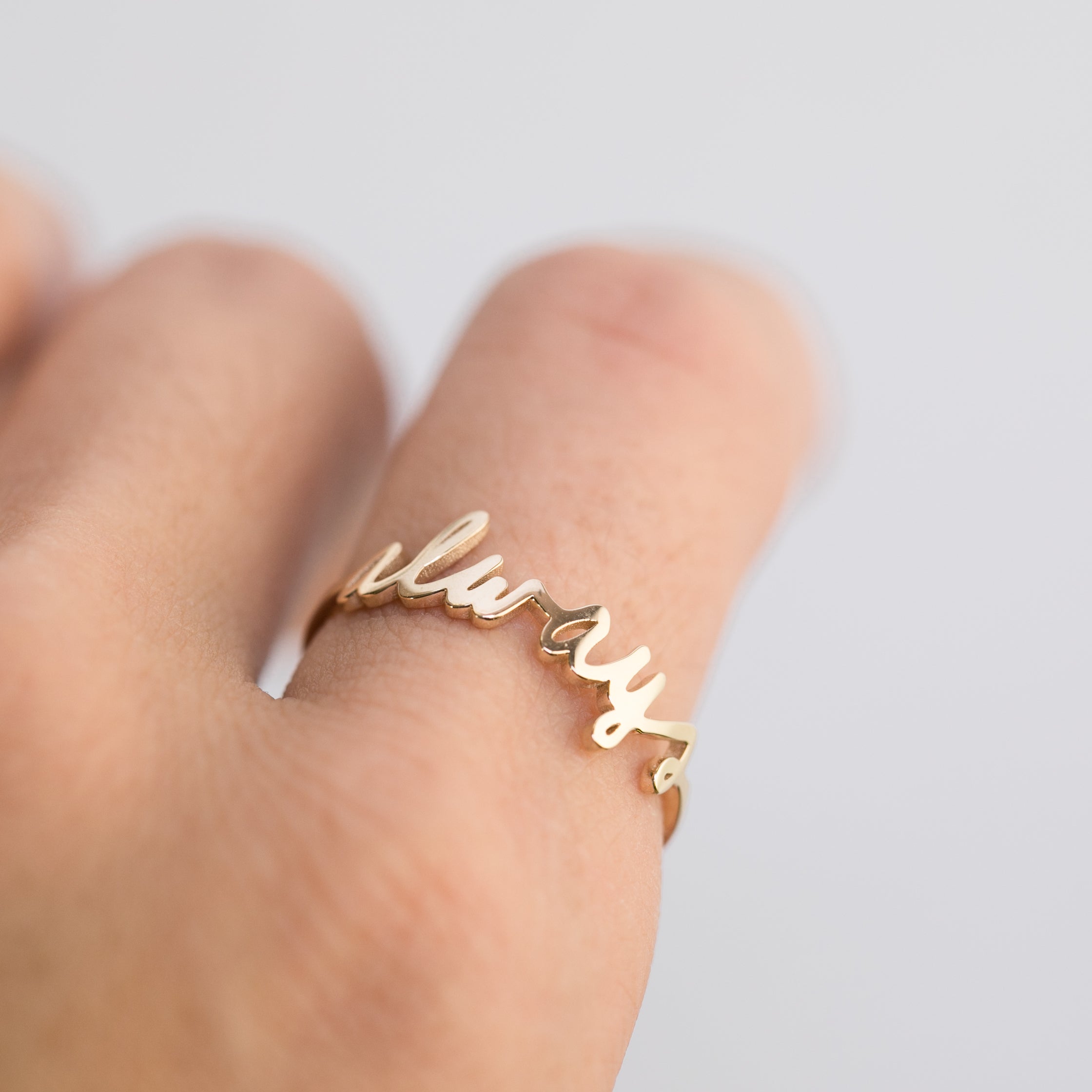 Solid Gold Always Ring