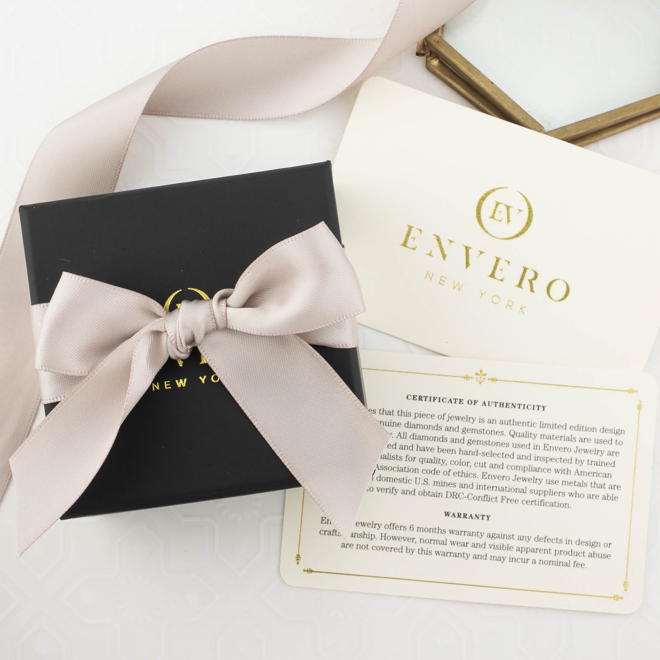 Diamond Crescent Earrings