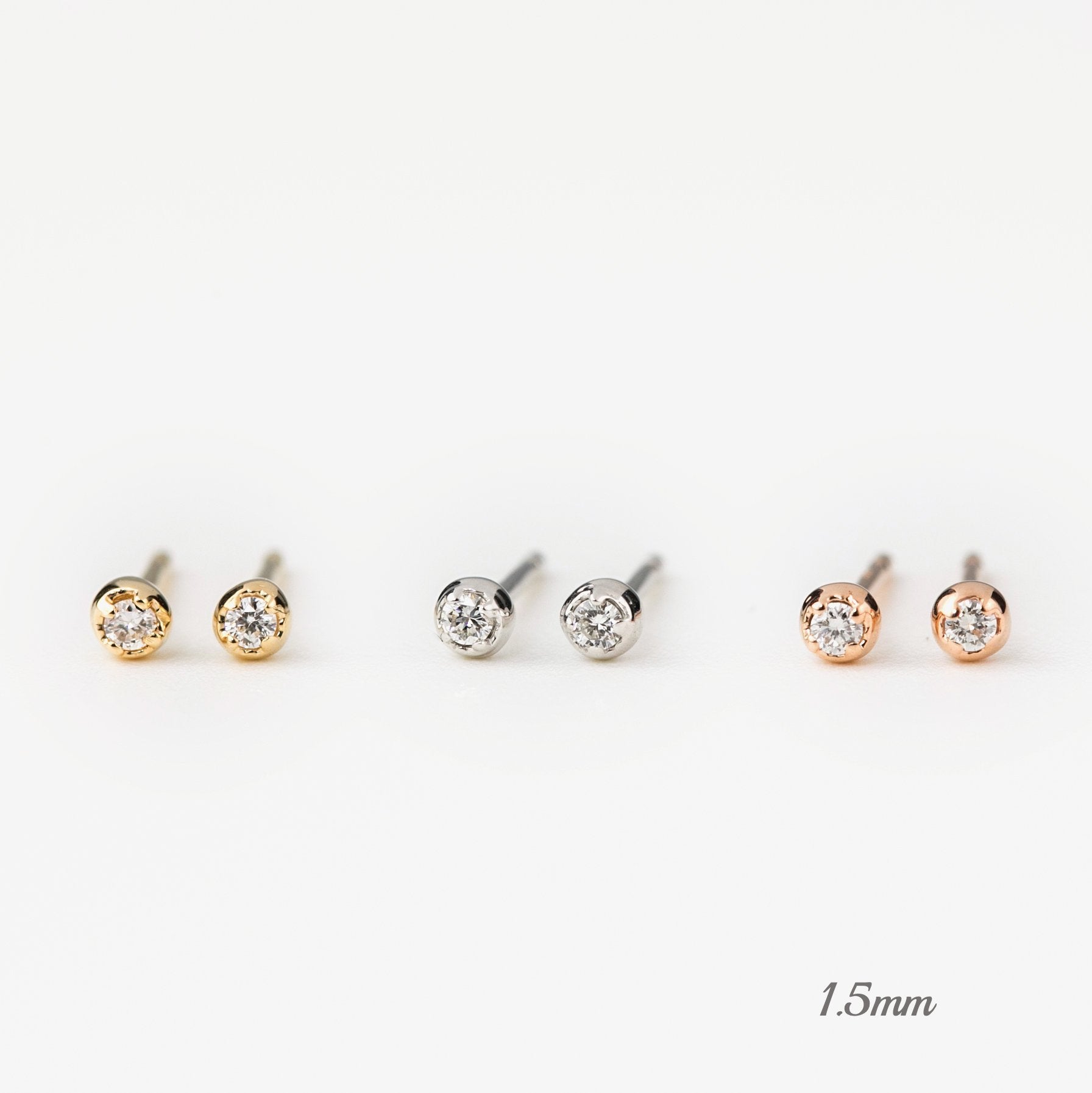 Dahlia 2mm Birthstone Stud Earrings – Envero