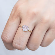 Lisa Ring - 1.18ct Unheated Organic Cut Light Blue Sapphire (One of a kind)