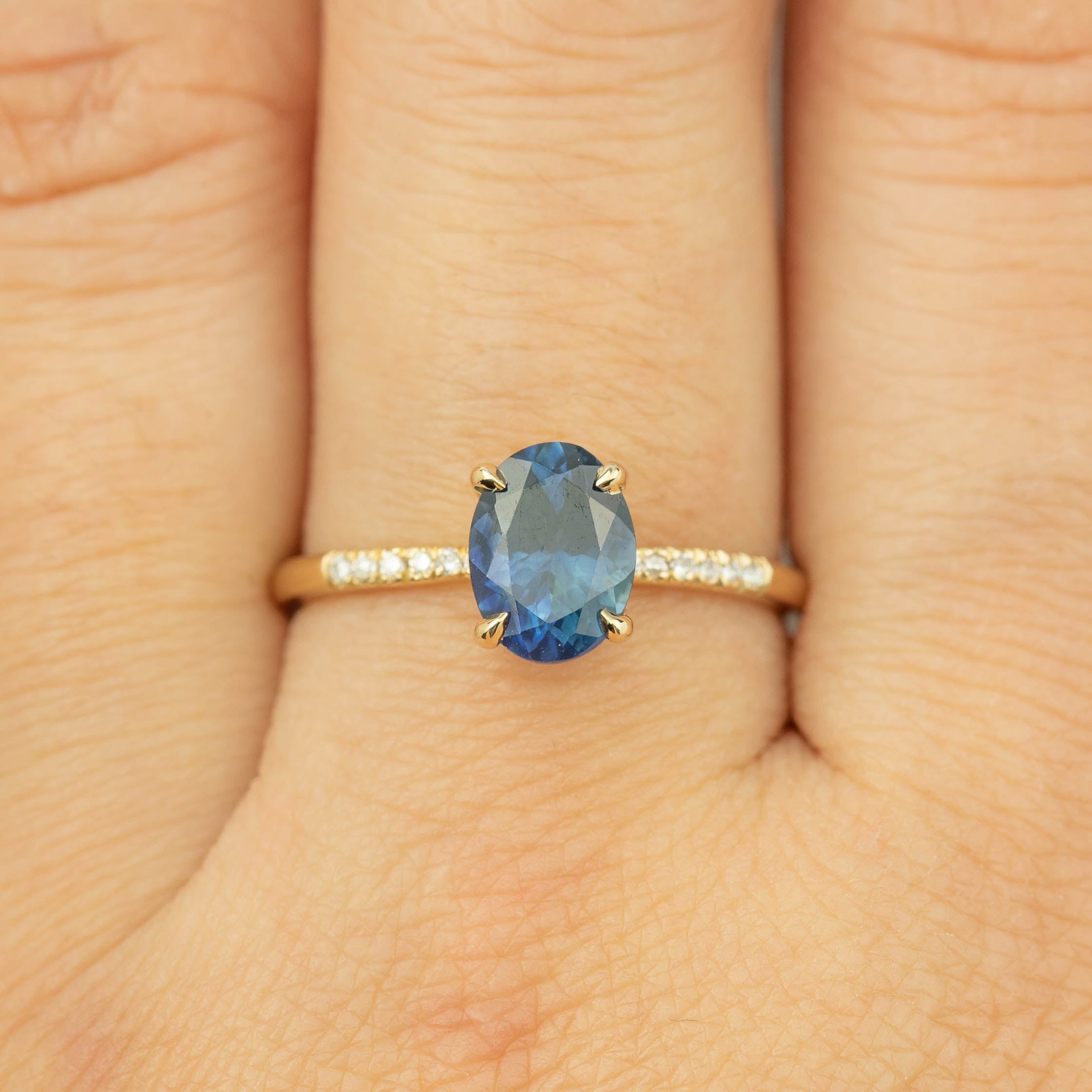 Audrey Ring - 1.68ct Montana Sapphire (One of a kind)