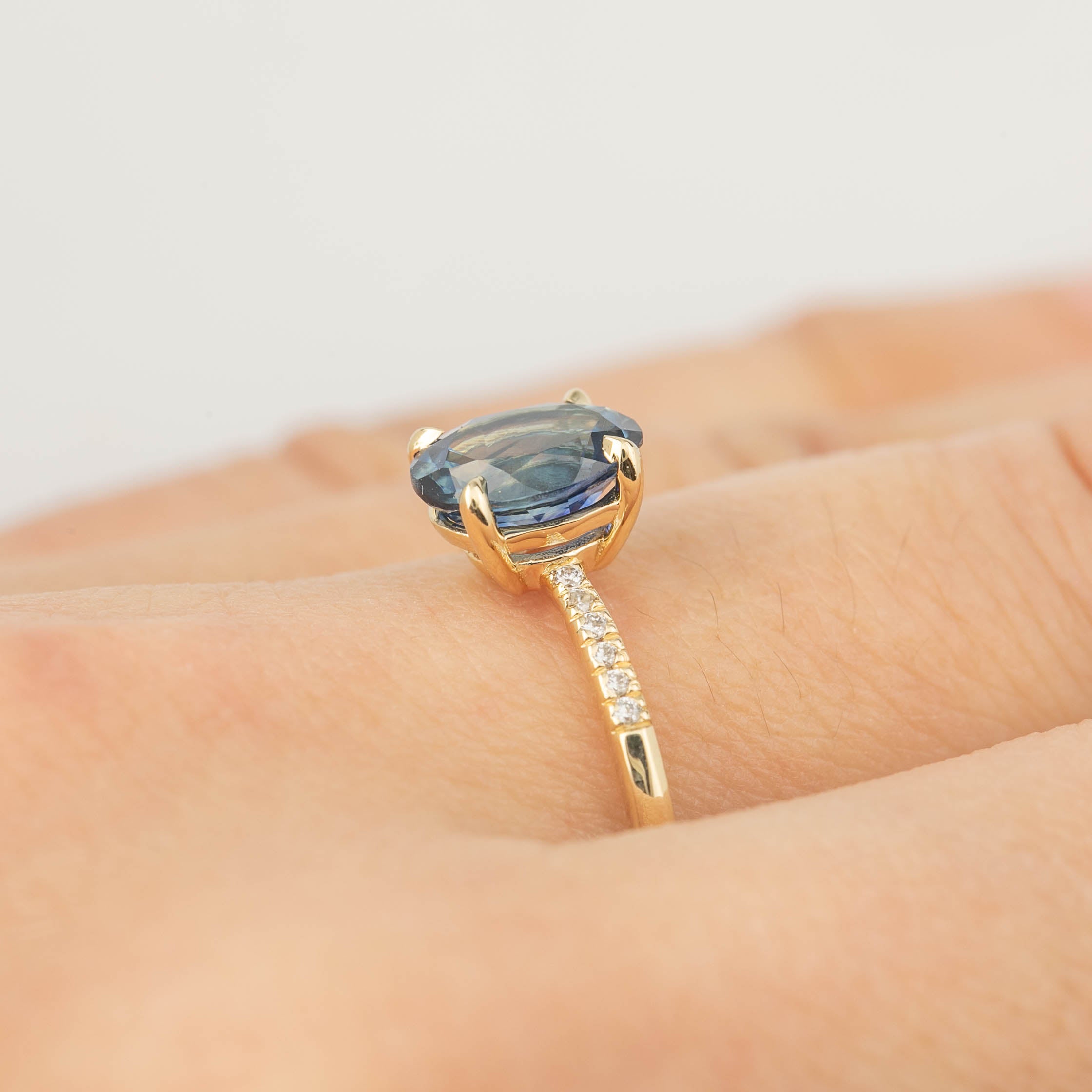 Audrey Ring - 1.68ct Montana Sapphire (One of a kind)