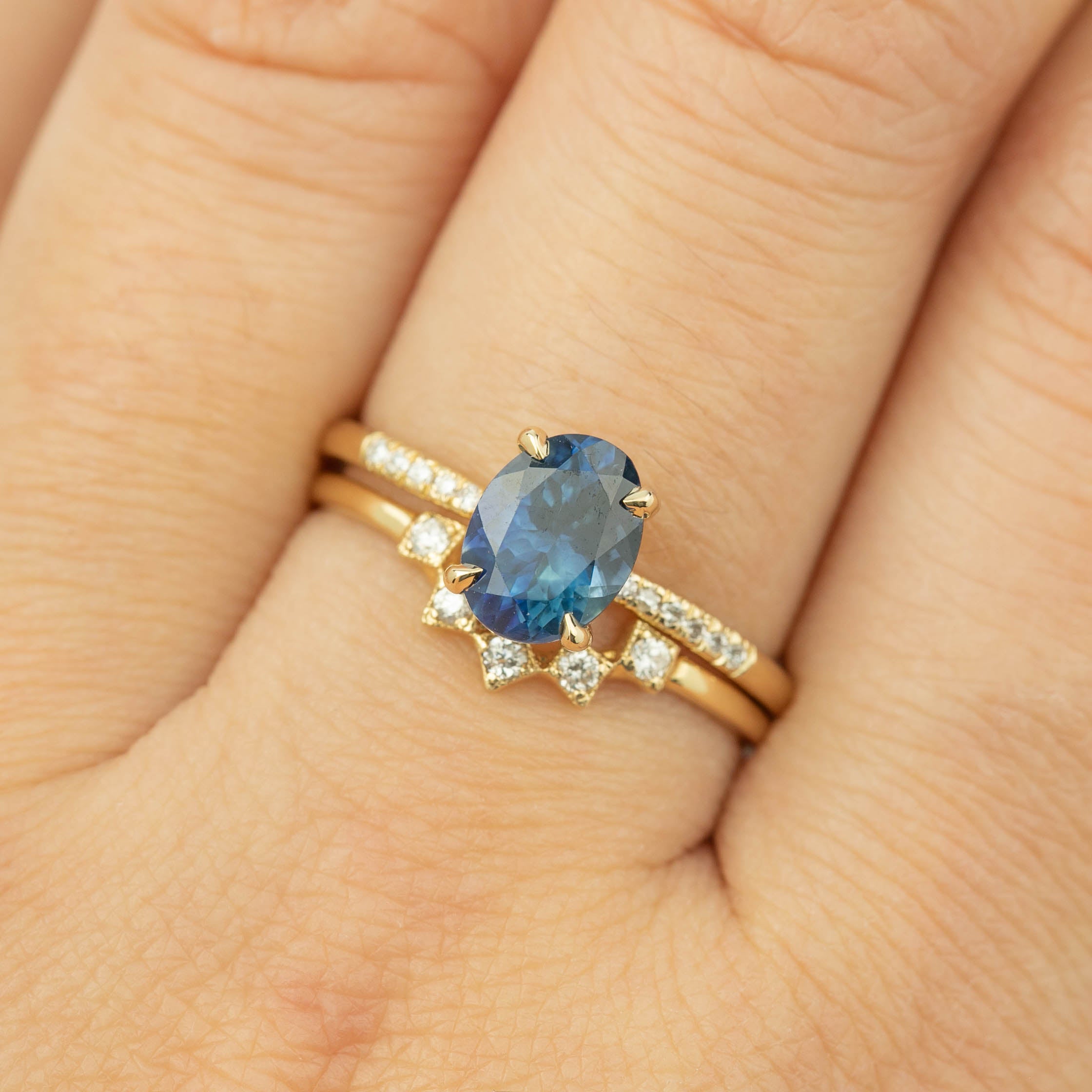 Audrey Ring - 1.68ct Montana Sapphire (One of a kind)