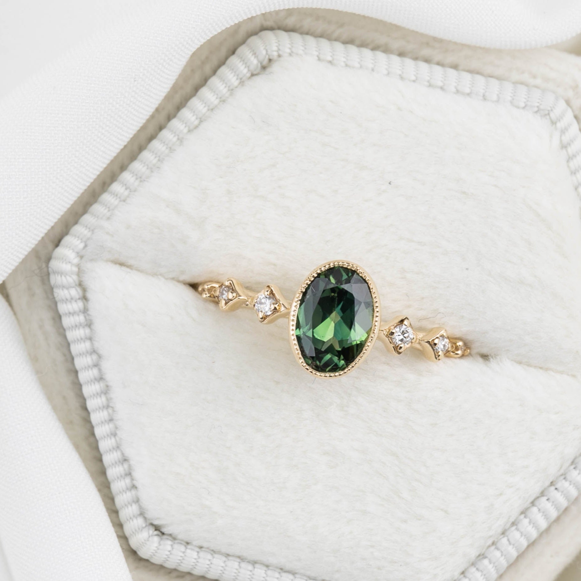 Celeste Ring, 1.03ct Queensland Sapphire