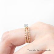 【即日配送】サラリング ・0.55ct・モンタナ産ライトブルーグリーンサファイア・K14YG