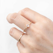 エステルリング　ローズカットダイヤモンド　0.26ct