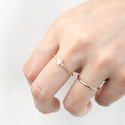 エステルリング　ローズカットダイヤモンド　0.26ct