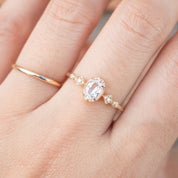 Stella Ring White Sapphire
