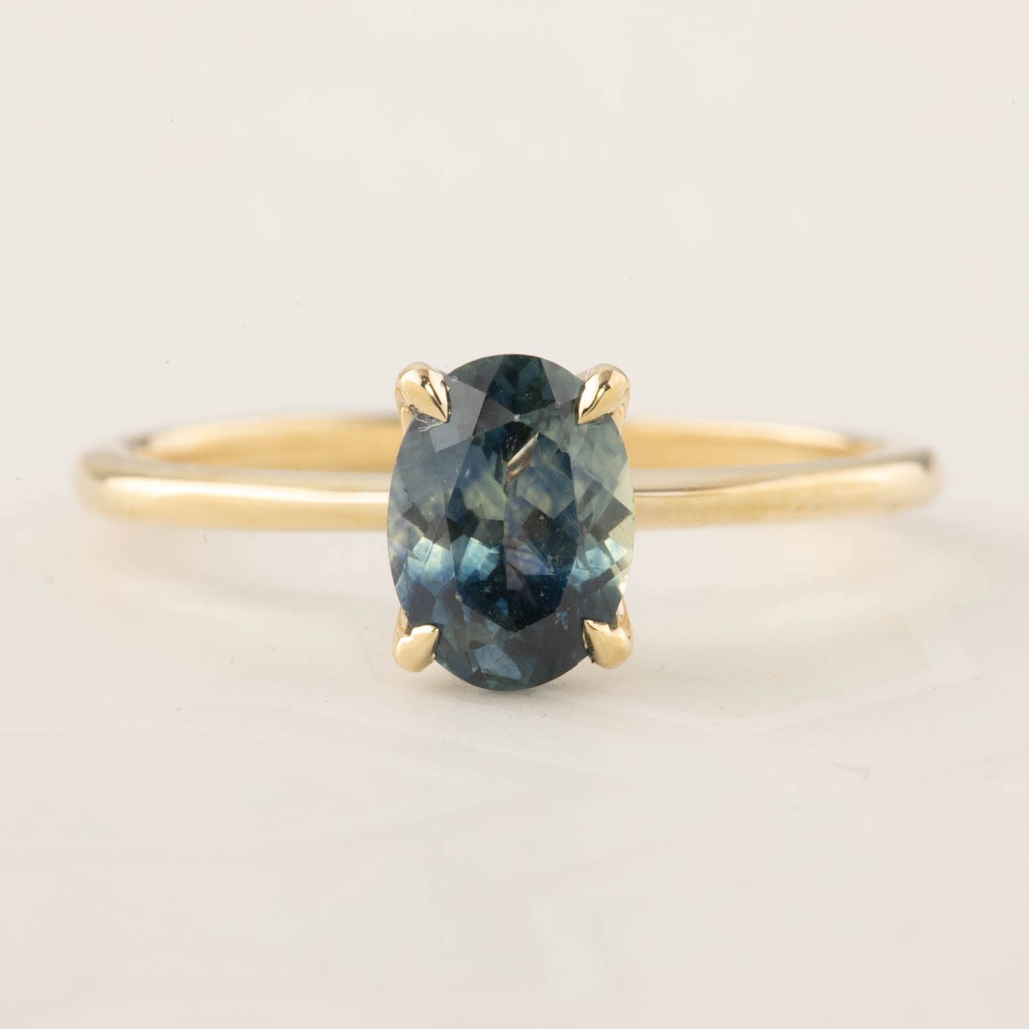 Sara Ring - 1.32ct Blue Montana Sapphire (One of a kind)