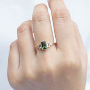Edith Ring - 1.06ct Green Queensland Sapphire (One of a kind)