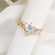 Maria Luxe Ring, IGI Certified 1.3ct Lab Diamond, 14K Yellow Gold (One of a kind)