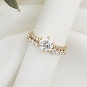 Maria Luxe Ring, IGI Certified 1.3ct Lab Diamond, 14K Yellow Gold (One of a kind)