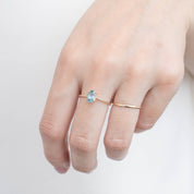 Nina Ring - 0.98ct Green Montana Sapphire (One of a kind)