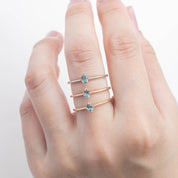 Alice Ring, 0.20ct Unheated Sapphire of your choice