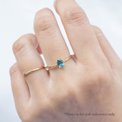 Nina Ring, 0.75ct Montana Sapphire
