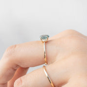 Lena Ring -1.2ct Green Montana Sapphire (One of a kind)