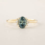 Lena Ring -1.2ct Green Montana Sapphire (One of a kind)
