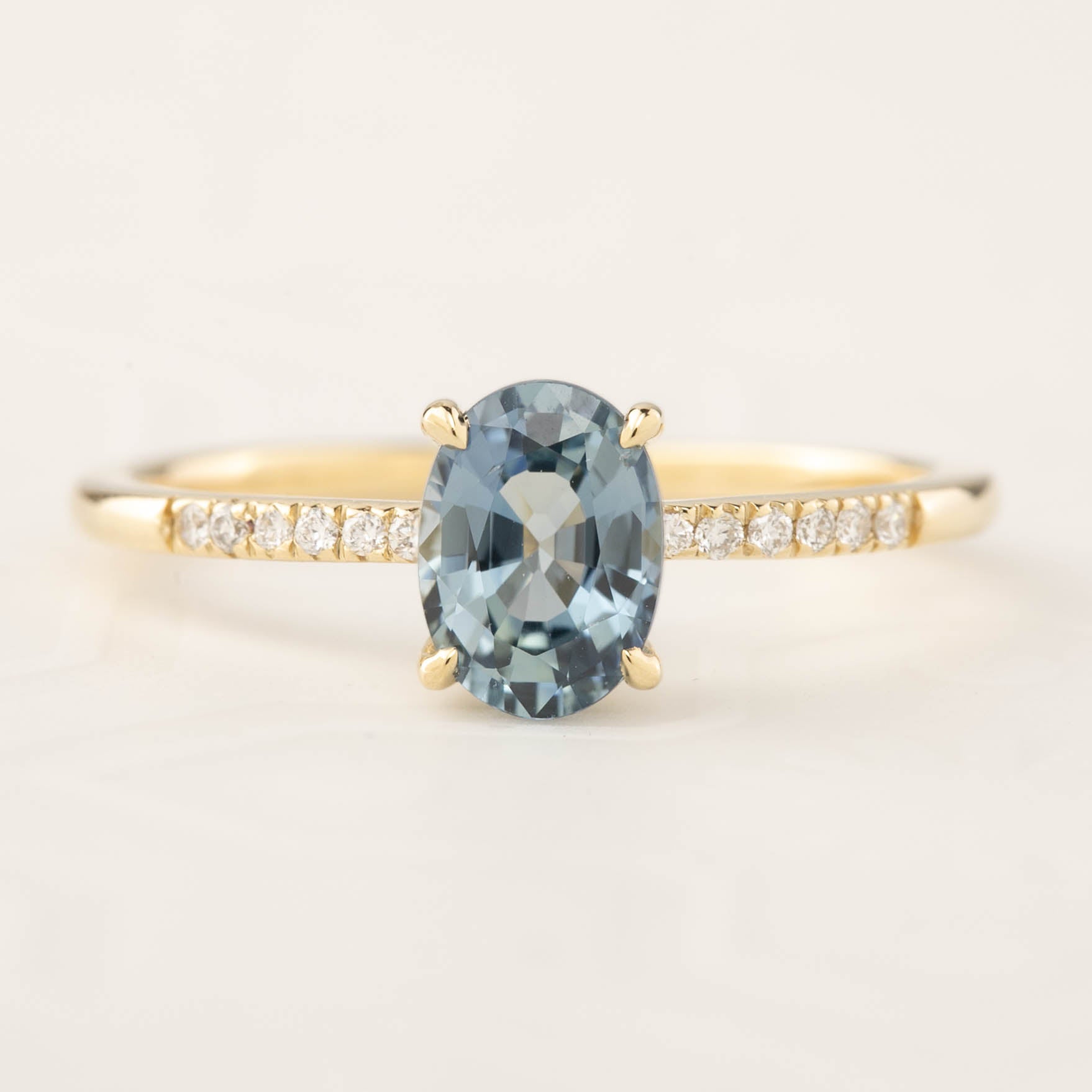 Audrey Ring - 1.12ct Ceylon Blue Sapphire (One of a kind)