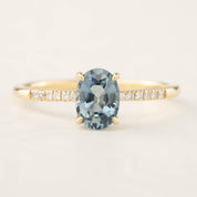 Audrey Ring - 1.12ct Ceylon Blue Sapphire (One of a kind)