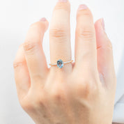 Audrey Ring - 1.12ct Ceylon Blue Sapphire (One of a kind)