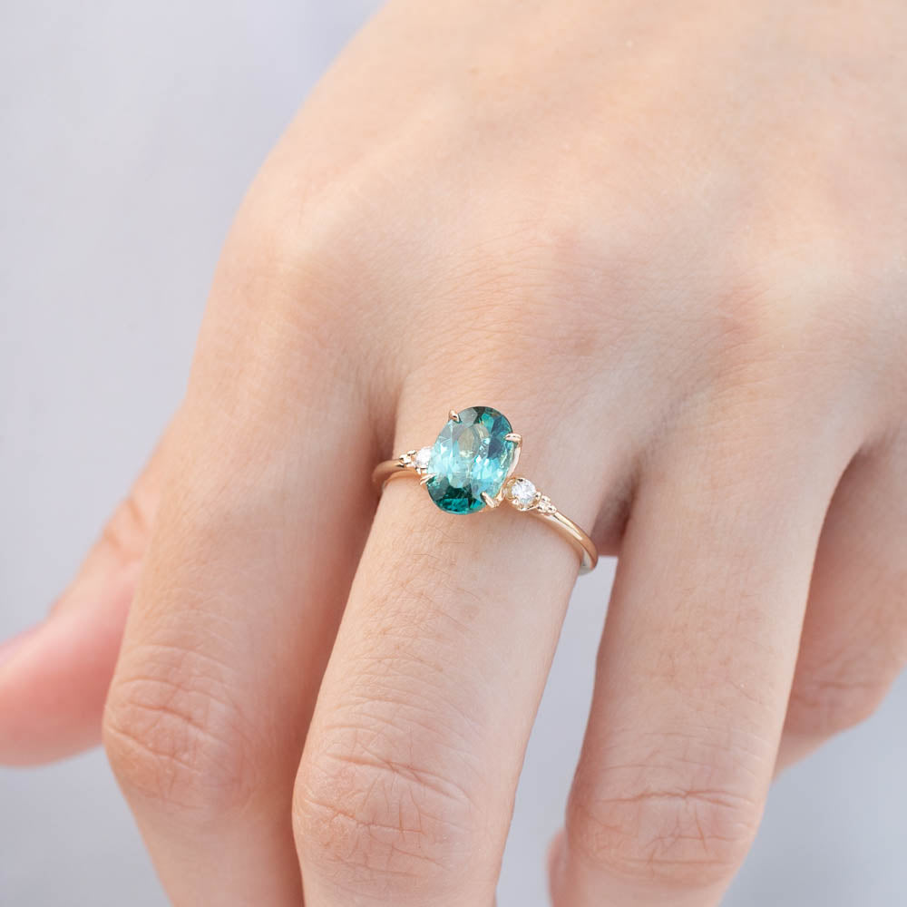 【即日配送】エステルリング ・1.65ct・グリーントルマリン・K14YG