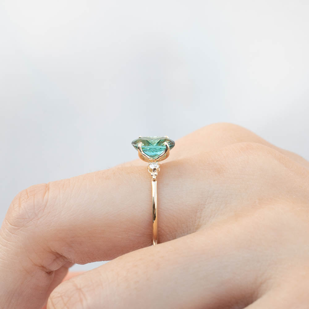 【即日配送】エステルリング ・1.65ct・グリーントルマリン・K14YG