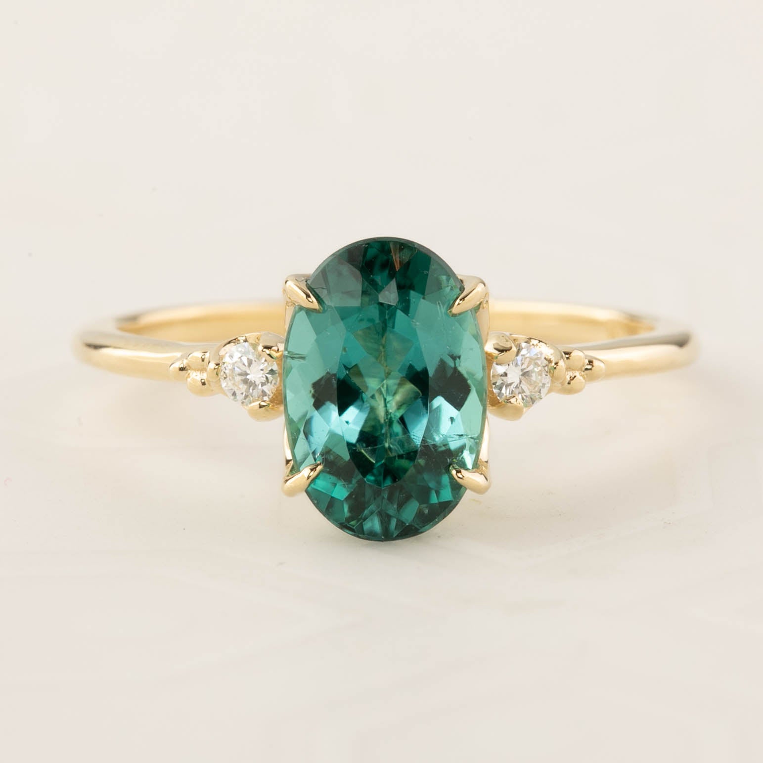 【即日配送】エステルリング ・1.65ct・グリーントルマリン・K14YG
