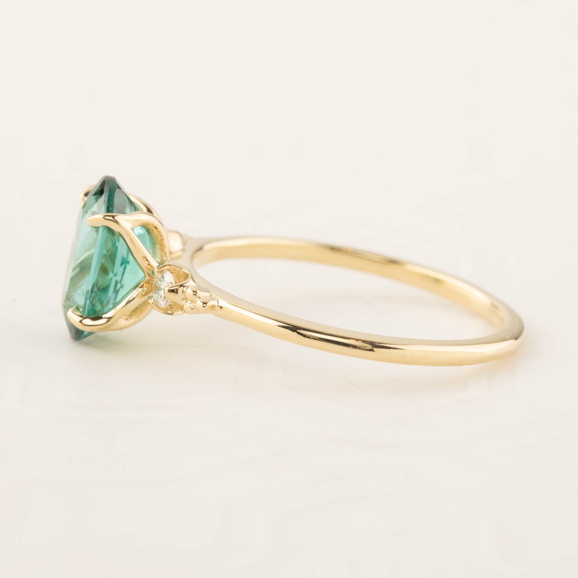 【即日配送】エステルリング ・1.65ct・グリーントルマリン・K14YG