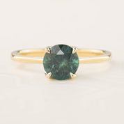 Sara Ring - 1.5ct Parti Blue Green Montana Sapphire (One of a kind)