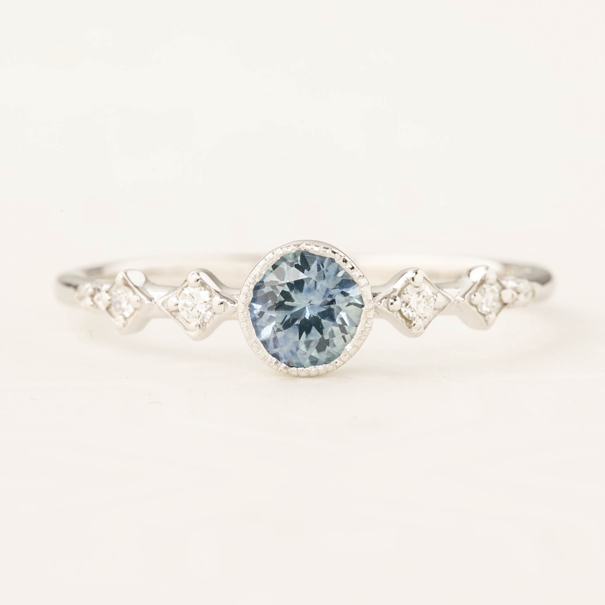 Celeste Ring, 0.45ct Montana Sapphire of your choice