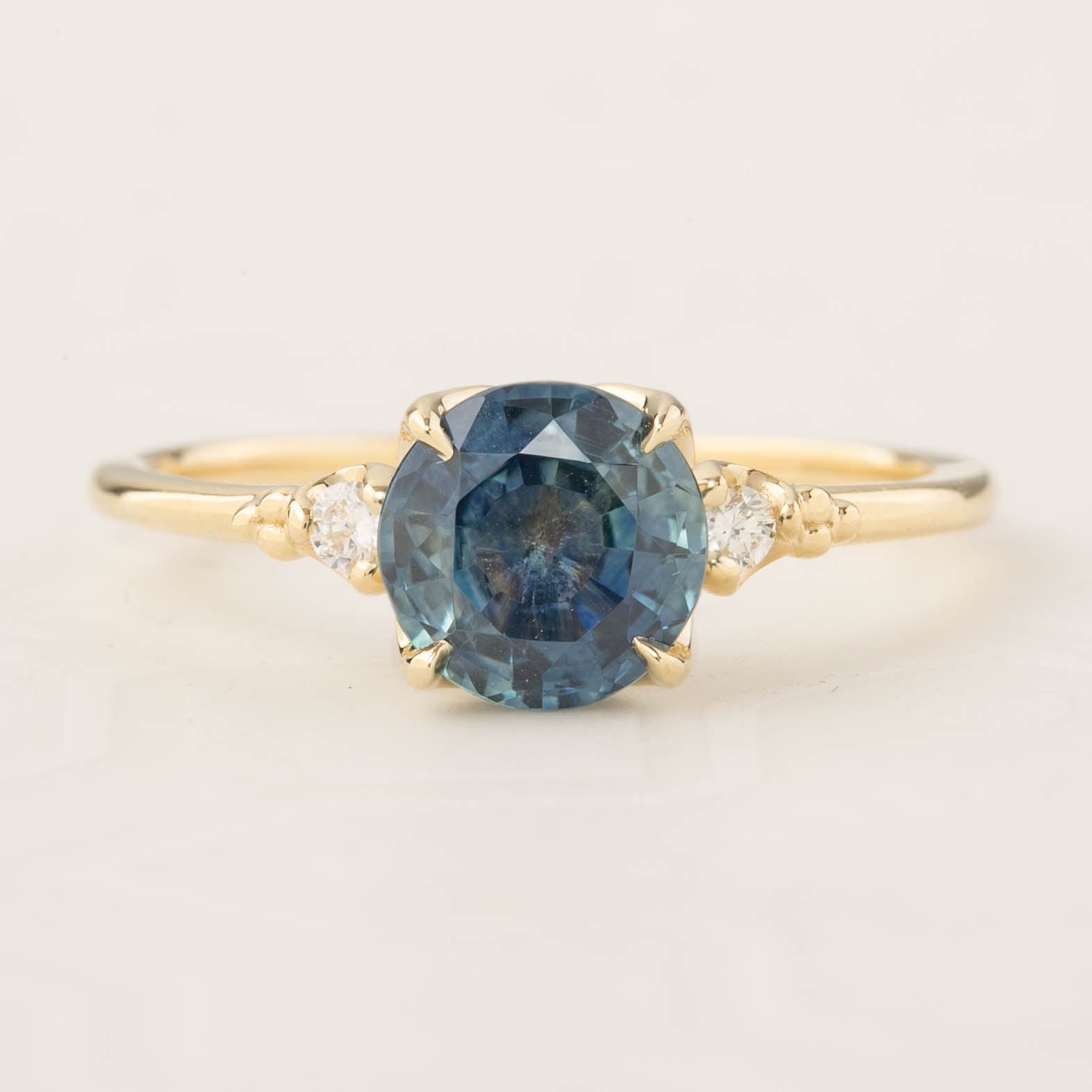 Estel Ring - 1.58ct Parti Blue Montana Sapphire