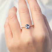 Lena Ring - 0.94ct Ceylon Blue Sapphire (One of a kind)