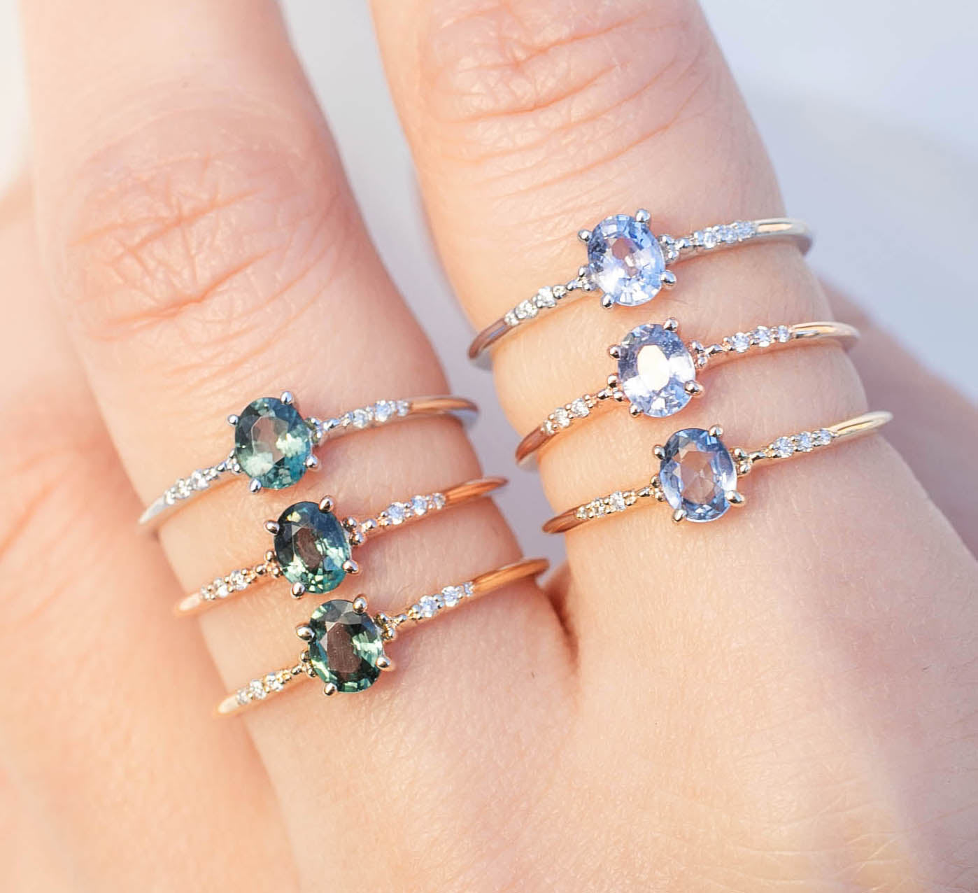 Eloise Ring, 0.40ct Unheated Sapphire