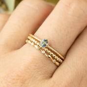 Alice Ring, 0.20ct Unheated Sapphire of your choice