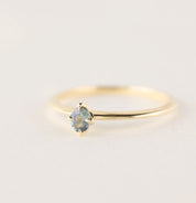 Alice Ring, 0.20ct Unheated Sapphire of your choice