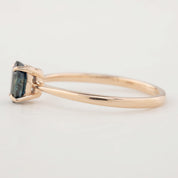 ニーナリング　ブルーオーストラリアンサファイア　0.7ct　14Kローズゴールド